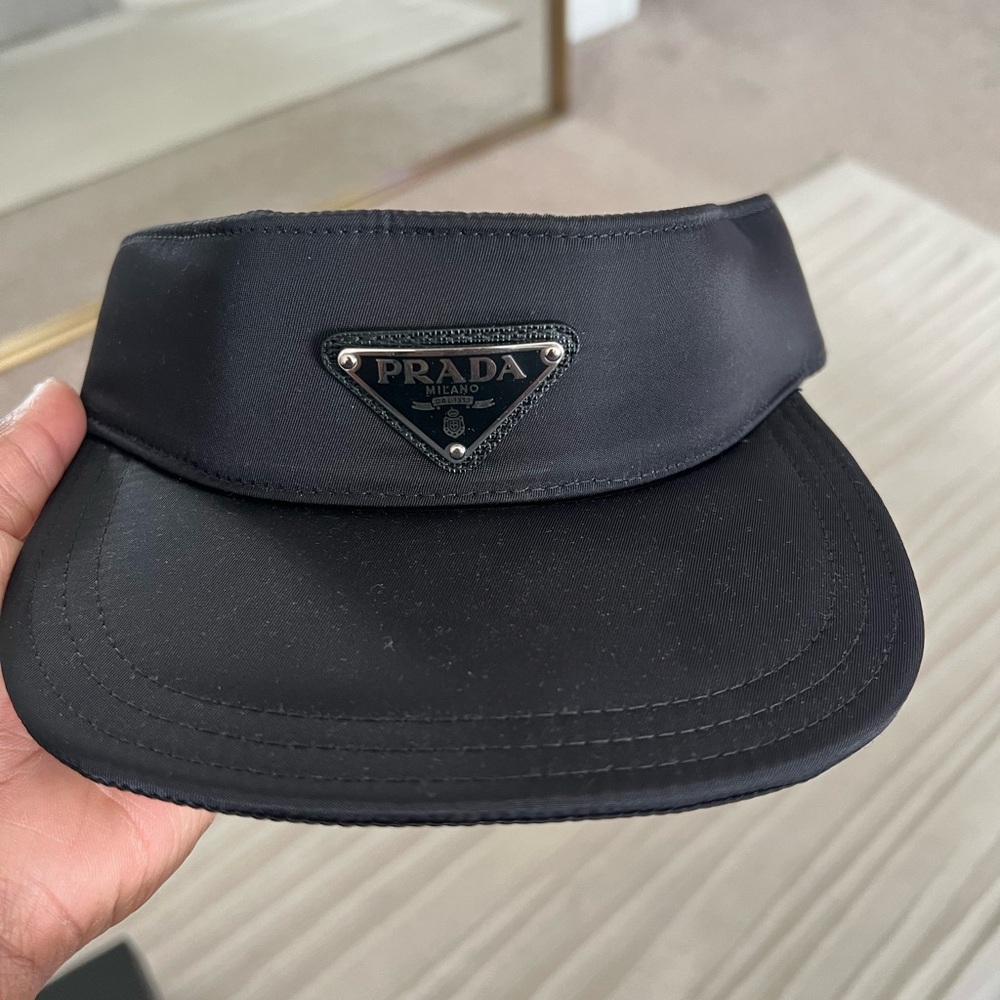 Prada Appliquéd Nylon Visor